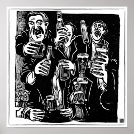 Impresión de bloques de madera de St Patrick's Day