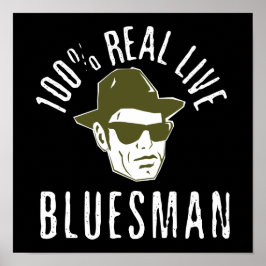 Impresión de Bluesman al 100%