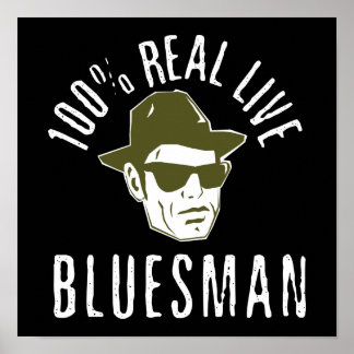 Impresión de Bluesman al 100%