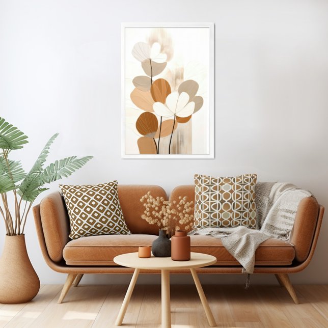 Impresión de Boho moderno de mediados de siglo (Unleash your inner art enthusiast with Wild on Flowers gallery quality Giclee print artwork. )