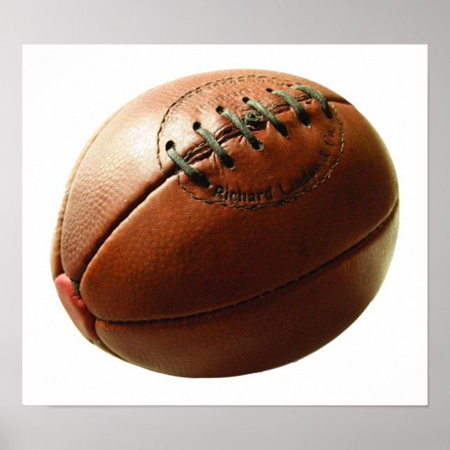 Impresión de bola de goma antigua (Frente)