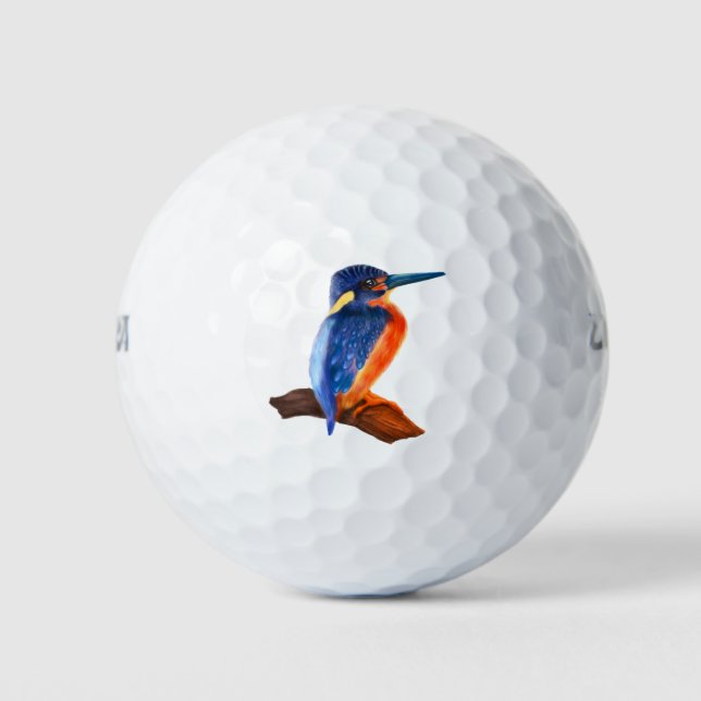 Impresión de bolas de golf Kingfisher (Anverso)