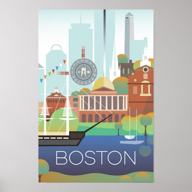 Impresión de Boston (Frente)