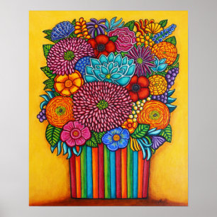 Impresión de Bouquet de la celebración por Lisa Lo