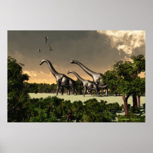 Impresión de Brachiosauro