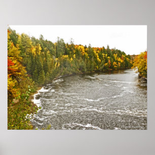 impresión de brillo en lienzo/TAHQUAMENON RIVER/OR