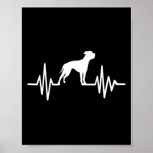 Impresión de Bulldog retro-estadounidense   Lovely