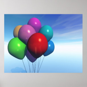 Impresión de Bunch de globos fiestas
