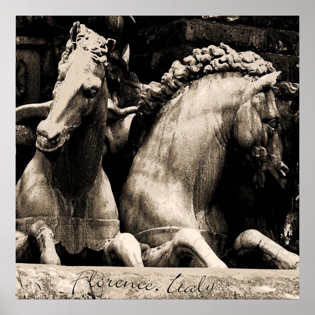 Impresión de caballos de Florencia (Frente)