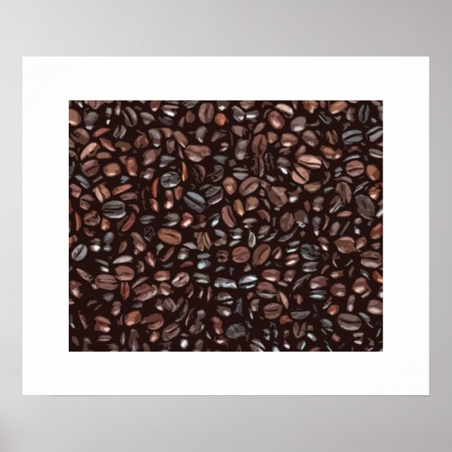 Impresión de café decorativa (Frente)