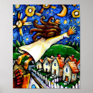 Impresión de caída nocturna