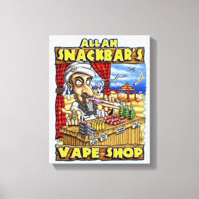 Impresión de calidad de tienda de Vape de Allah Sn (Anverso)