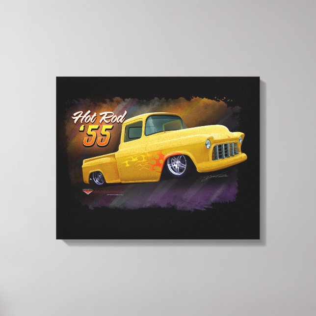 Impresión de camiones Chevy 1955 (Anverso)