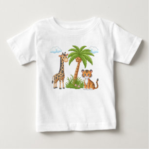 Impresión de camisetas para niños con animales ado