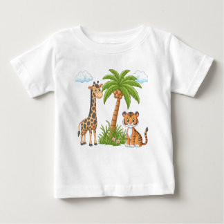 Impresión de camisetas para niños con animales ado