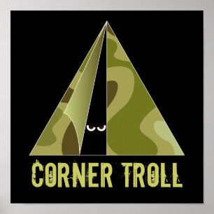 Impresión de campanas de trolls de esquina
