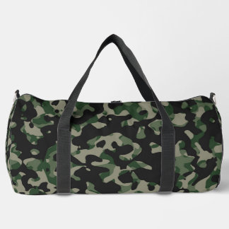 Impresión de camuflaje Cortar Sew Bolsa Duffel Gra