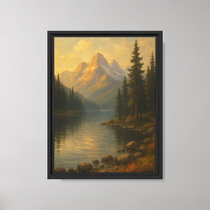Impresión de canchas de arte sobre el Lago Golden 
