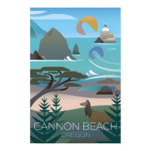 Impresión de Cannon Beach, Oregon