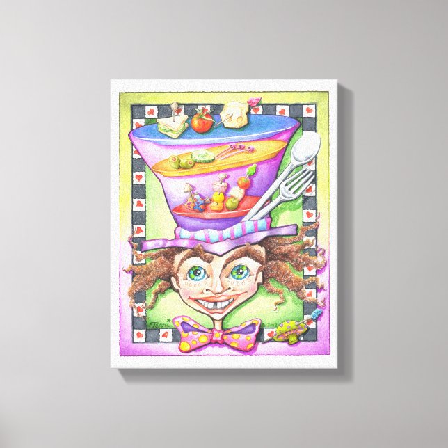 IMPRESIÓN DE CANVAS DE 11"X14" - LA PLANTILLA MAD (Anverso)