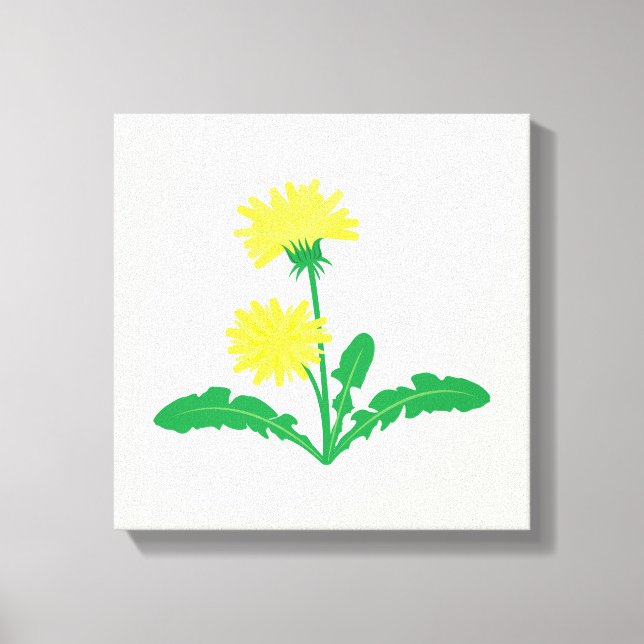 Impresión de canvas de arte de Dandelions (Anverso)