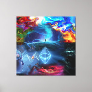 Impresión de canvas de arte de poder