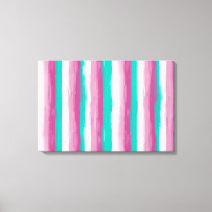 Impresión de canvas de bandas de barro con pintura