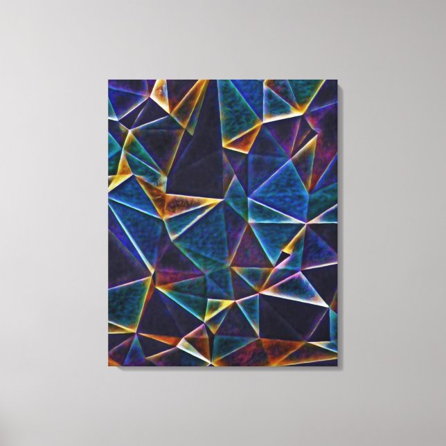 Impresión de canvas de burbujas rotas (Anverso)