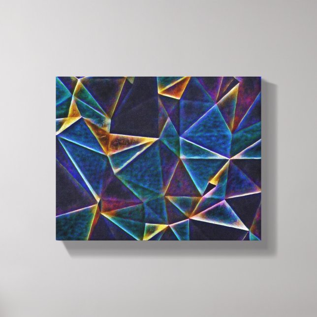 Impresión de canvas de burbujas rotas (Anverso)