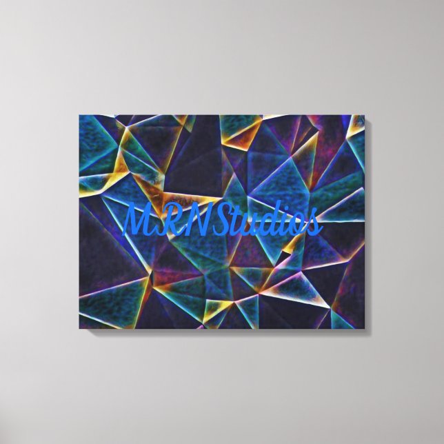 Impresión de canvas de burbujas rotas (Anverso)