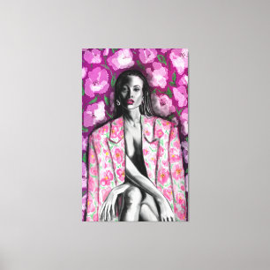 Impresión De Canvas De Chaqueta Para Mujeres En Fl