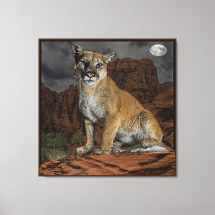 Impresión de canvas de Cougar