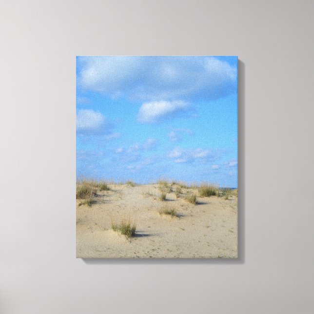 Impresión de canvas de dunas de arena de verano (Anverso)