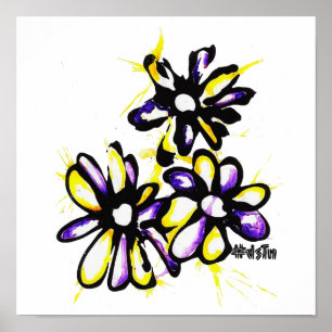 Impresión de canvas de margarita