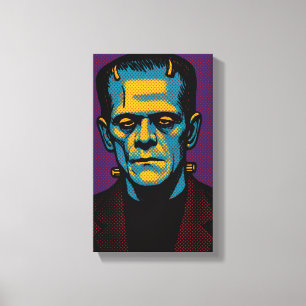 Impresión de canvas de Pop Art Frankenstein