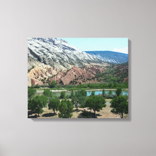 Impresión de canvas de río verde de Colorado (Anverso)