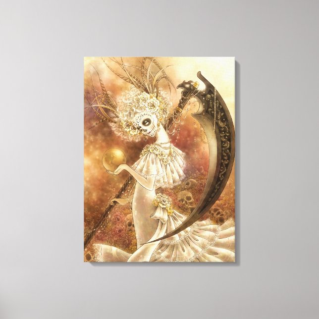 Impresión de canvas de Santa Muerte (Anverso)