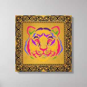 Impresión de canvas de tigres
