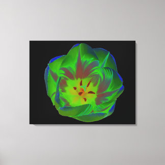Impresión de canvas de tulipán verde místico