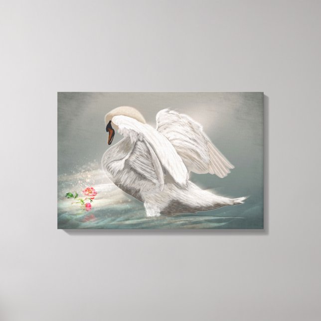 Impresión de canvas en Swan II (Anverso)