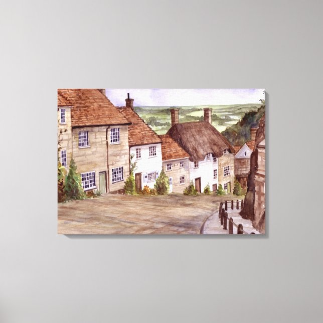 Impresión de canvas Gold Hill Shaftesbury (Anverso)