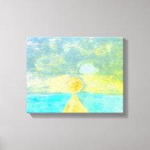 Impresión de canvas Ocean Sun