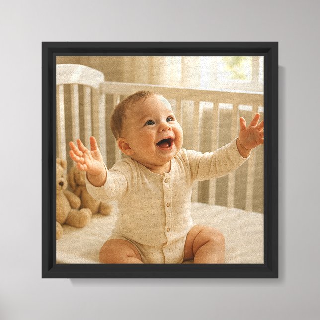 Impresión de canvas para bebés (Anverso)