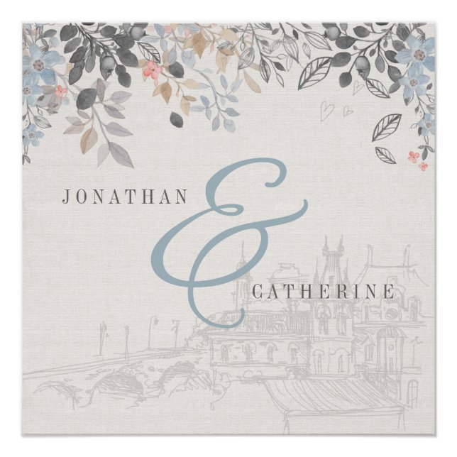 Impresión de caracteres del viejo mundo con nombre (Anverso)