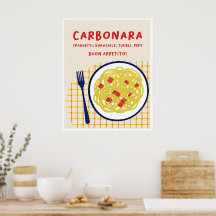 Impresión de carbonara