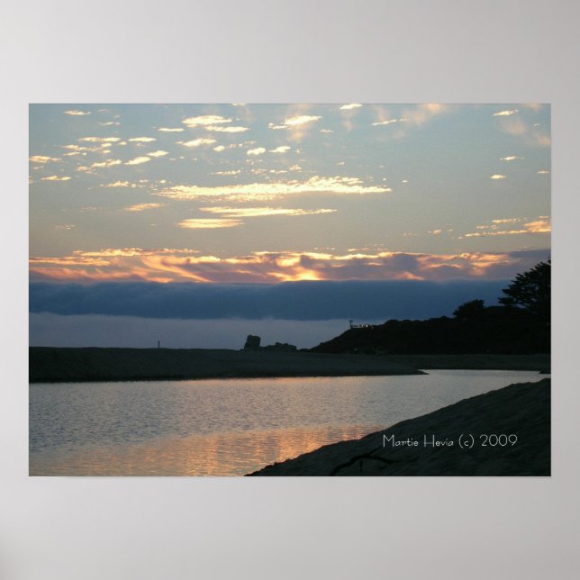 Impresión de Carmel Sunset 10 - Seleccione su marc (Frente)