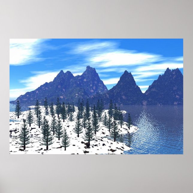 Impresión de cartel alpino (Frente)