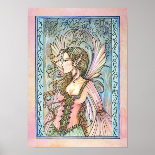 Impresión de cartel de arte de fantasía de hadas d (Frente)