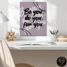Impresión de cartel de cita inspiradora minimalist