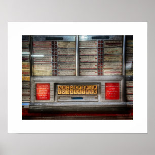 Impresión de cartel de jukebox